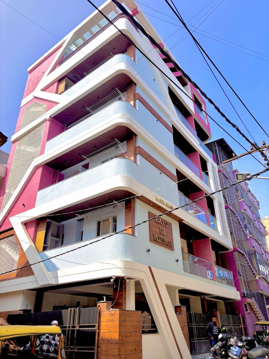 Completed multi-level residential building constructed by Wasat Constructions in Bangalore