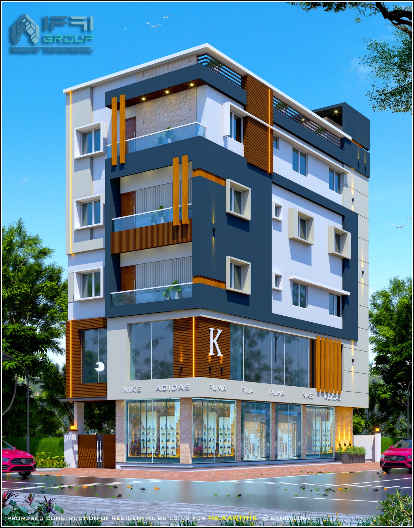 Nagwara Mixed-Use Building in Nagwara, Bangalore